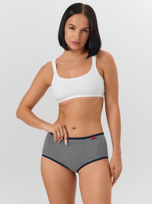 Трусы шорты женские в полоску, фото 1 из 24