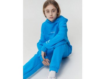 Анорак для девочек в голубом цвете с печатью Марк Формель