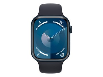 Смарт-часы Apple Watch Series 9 45mm Black MR9A3CH/A (силиконовый ремешок M/L) в Мозыре 5 элемент