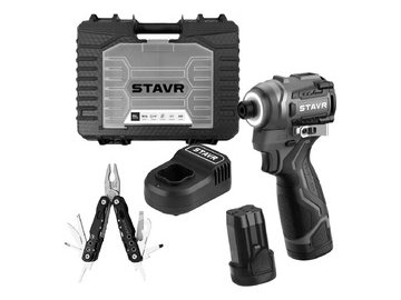 Ударная дрель-шуруповерт STAVR SID 16BL-160V-2K