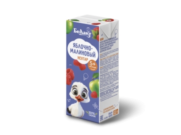 Нектар Беллакт яблочно-малиновый осветл 0,2л ТП Корона