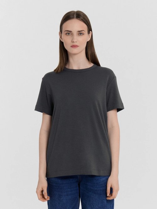 Футболка женская серая, фото 1 из 6