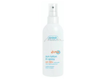 Лосьон для загара ZIAJA Sun в спрее SPF 50+, 170 мл