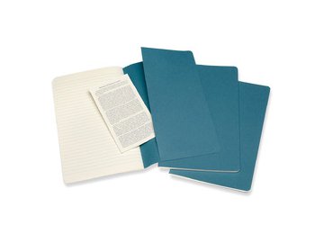 Блокнот Moleskine CAHIER JOURNAL CH016B44 (3 шт, голубой)