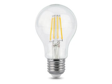 Лампа светодиодная филаментная GAUSS А60 10W 4100K E27