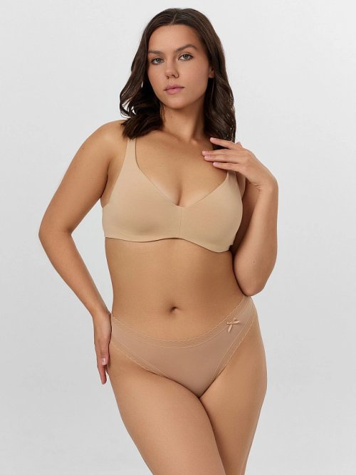 Бюстгальтер женский бежевый, фото 2 из 18