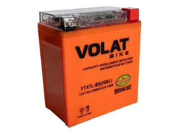 Мотоаккумулятор VOLAT YTX7L-BS 7Ah (iGEL) R+