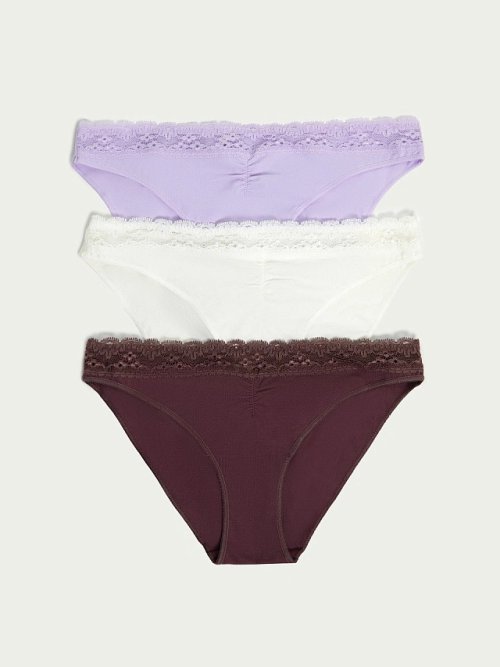 Трусы женские слипы мультипак (3 шт.) в розовом цвете, фото 8 из 30