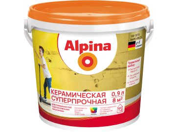 Краска Alpina Керамическая суперпрочная База 1 0,9л/1,14кг