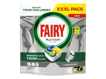 Капсулы для ПММ FAIRY Platinum All in One Lemon 96 шт