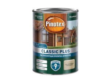 Пропитка-антисептик Omnitex Classic Plus 3в1 Ель натуральная 0,9л