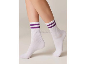 Носки женские CONTE ELEGANT Active, размер 23, цвет 157 белый-светло-серый, арт. 19С-65СП