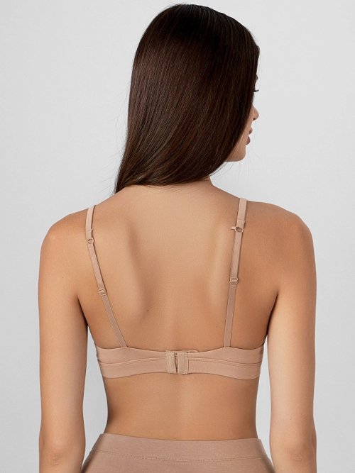 Бюстгальтер t-shirt бежевый без косточек, фото 4 из 24