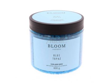 Соль для ванн BLOOM Cosmetics Голубой Топаз природная, 600 г