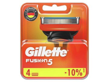 Кассета для бритвы GILLETTE Fusion, 4 шт.