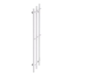 Полотенцесушитель Маргроид Ferrum Inaro 3 Cascade СНШ 120х6х12 (белый матовый, скрытого монтажа, таймер справа)