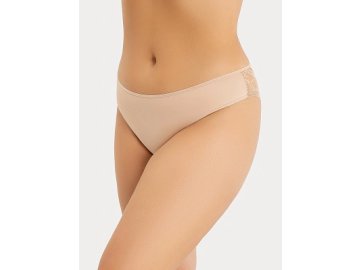 Слип-бикини бежевые с кружевными деталями Марк Формель