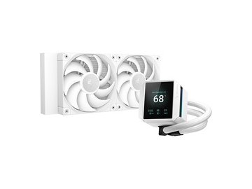 Система жидкостного охлаждения для процессора DeepCool Mystique 240 WH R-LX240-WHDSNMP-G-1 на акции в магазинах 5 элемент