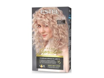 Крем-гель краска для волос ESTEL Color Signature, тон 10.36 Искрящийся аметрин, 150 мл