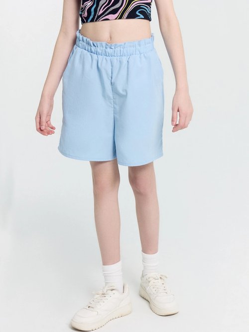 Шорты для девочек в голубом цвете, фото 3 из 9
