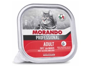 Консерва Morando Professional паштет для кошек, с говядиной, 100 г Зообазар