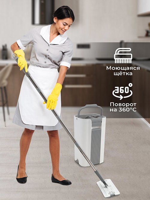 Швабра с отжимом и ведром Easy Clean-A, фото 3 из 68