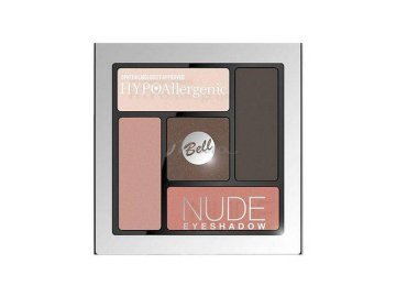 Палетка теней для век BELL HYPOAllergenic Nude сатиново-кремовые, тон 03 Neutral Warm , 5 мл Мила