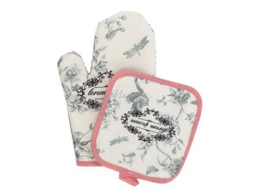 Набор для кухни Прихватка + прихватка-рукавица, арт. SLWDW-004 Мила