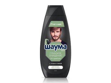 Шампунь ШАУМА MEN Глубокое Очищение 3 в 1 для волос, тела и лица, 360 мл