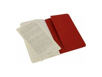 Блокнот Moleskine Cahier Journal Large CH116 (клюквенный) 3 шт