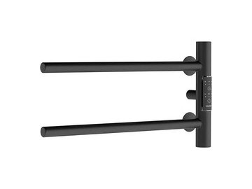 Полотенцесушитель электрический Маргроид Ferrum Cook СНШ 18x40 (черный матовый, таймер справа)