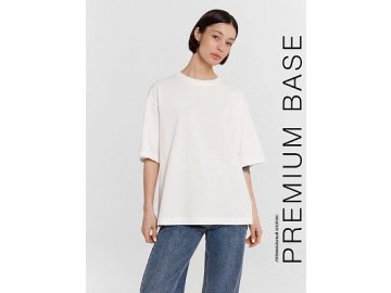 Футболка женская белая оверсайз