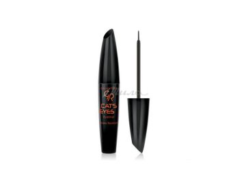 Подводка для глаз GOLDEN ROSE Cat's Eyes, тон интенсивный черный