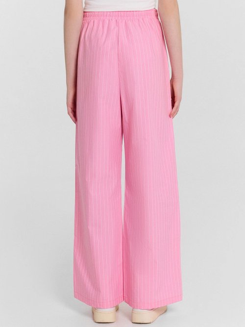 Брюки для девочек розовые в полоску, фото 4 из 5