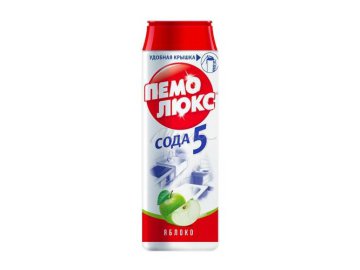Порошок чистящий ПЕМОЛЮКС Сода 5 Яблоко, 480 г
