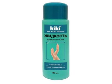 Жидкость для снятия лака KIKI  витамином Е, 80 мл