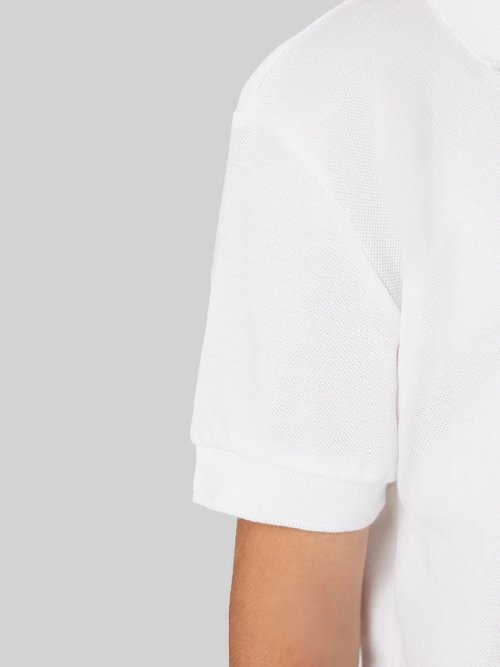 Поло для мальчиков белое, фото 5 из 7