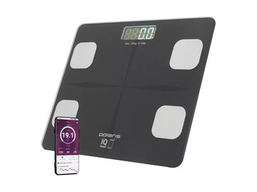 Напольные весы Polaris PWS 1894 IQ Home (черный)