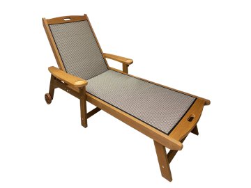 Шезлонг SATO Lounge WS-HIPS-01, бежевый на акции в магазинах Ома