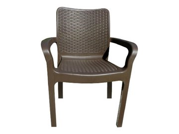 Стул пластиковый PLAST TEAM Rattan ING6182ГШК на акции в магазинах 5 элемент