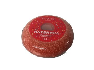 Бомба для ванн BLOOM Cosmetics Клубника, 135 г