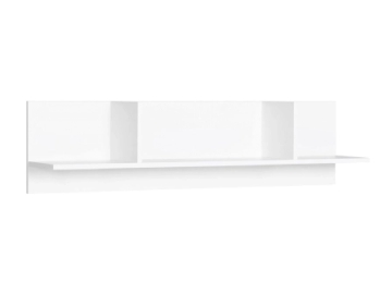 Полка навесная Lenny, цвет Белый Аскона