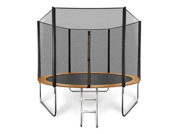 Батут GetActive Jump 10FT с внешней сеткой и лестницей оранжевый (J10L-О)