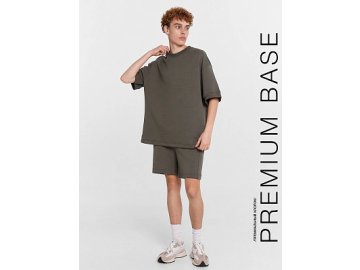 Комплект спортивный мужской хаки (джемпер, шорты) в Лепеле Марк Формель