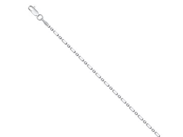 Браслет классический Красцветмет, плетение "Перлина", серебро 925 проба