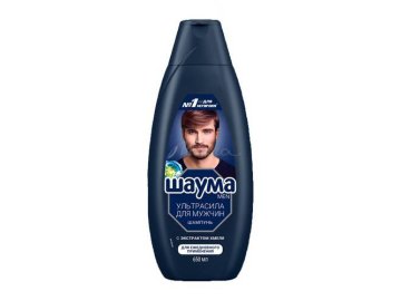 Шампунь для мужчин ШАУМА MEN SHAUMA ULTRA Сила c экстрактом хмеля для ежедневного применения, 650 мл