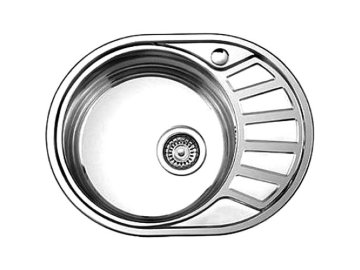 Мойка из нерж. стали, без сифона, левая арт. L85745-6L Ledeme в Жодино Ома