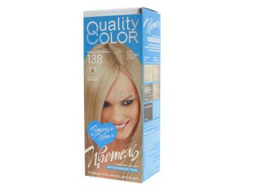 Стойкая гель-краска для волос ESTEL Quality Color Цветель, тон 138 бежевый блондин