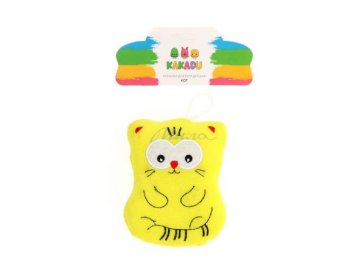 Мочалка для тела детская KAKADU Кот, арт.SLDM-012-011