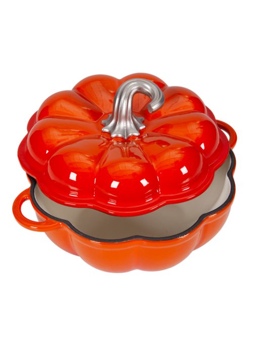 Кокот чугунный эмалированный Pumpkin New 2L, фото 8 из 13